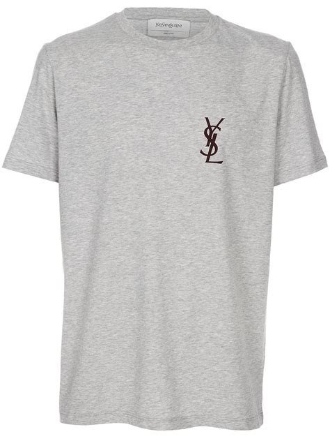 yves saint laurent t shirt grey